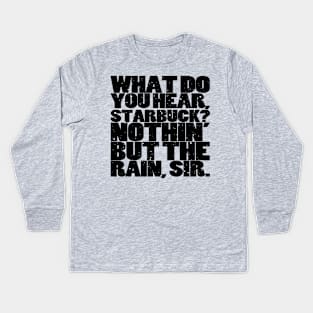 What do you hear? Kids Long Sleeve T-Shirt